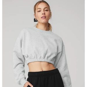 Alo yoga NWT cropped sweatshirt